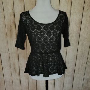 Lace cover top